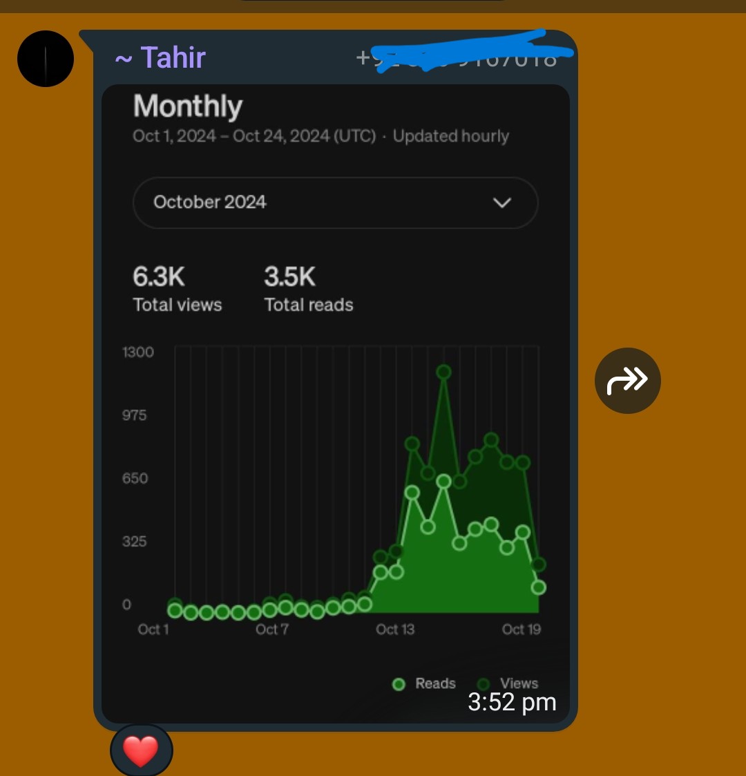 Client testimonial screenshot