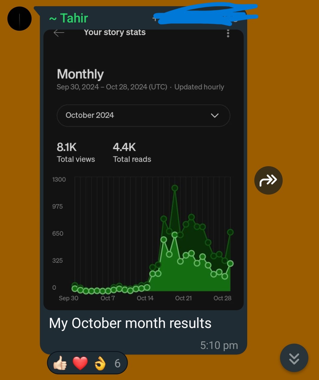 Client testimonial screenshot